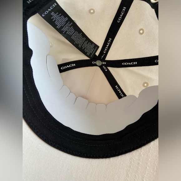 NWT! Coach embroidered baseball hat - Black color, original tags attached - Picture 7 of 15